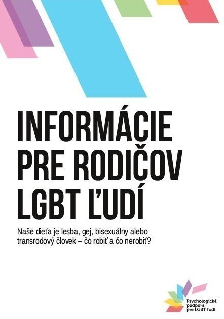 LGBT brožúry (PhDr. Hana Smitková, PhD., Mgr. Ing. Andrej Kuruc)